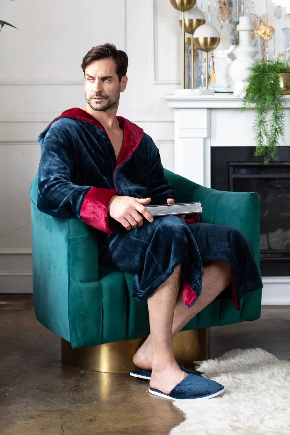 Men’s Robe with Hood – Ultra-Soft Plush Comfort for Everyday Use - Image 33