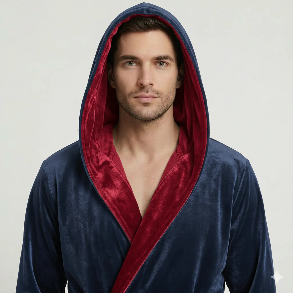 Men’s Robe with Hood – Ultra-Soft Plush Comfort for Everyday Use - Image 35