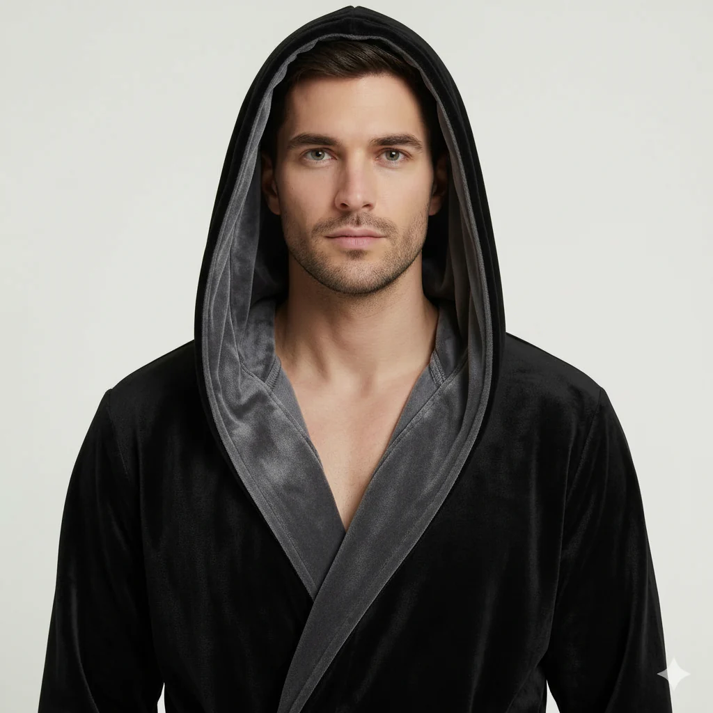 Men’s Robe with Hood – Ultra-Soft Plush Comfort for Everyday Use - Image 36