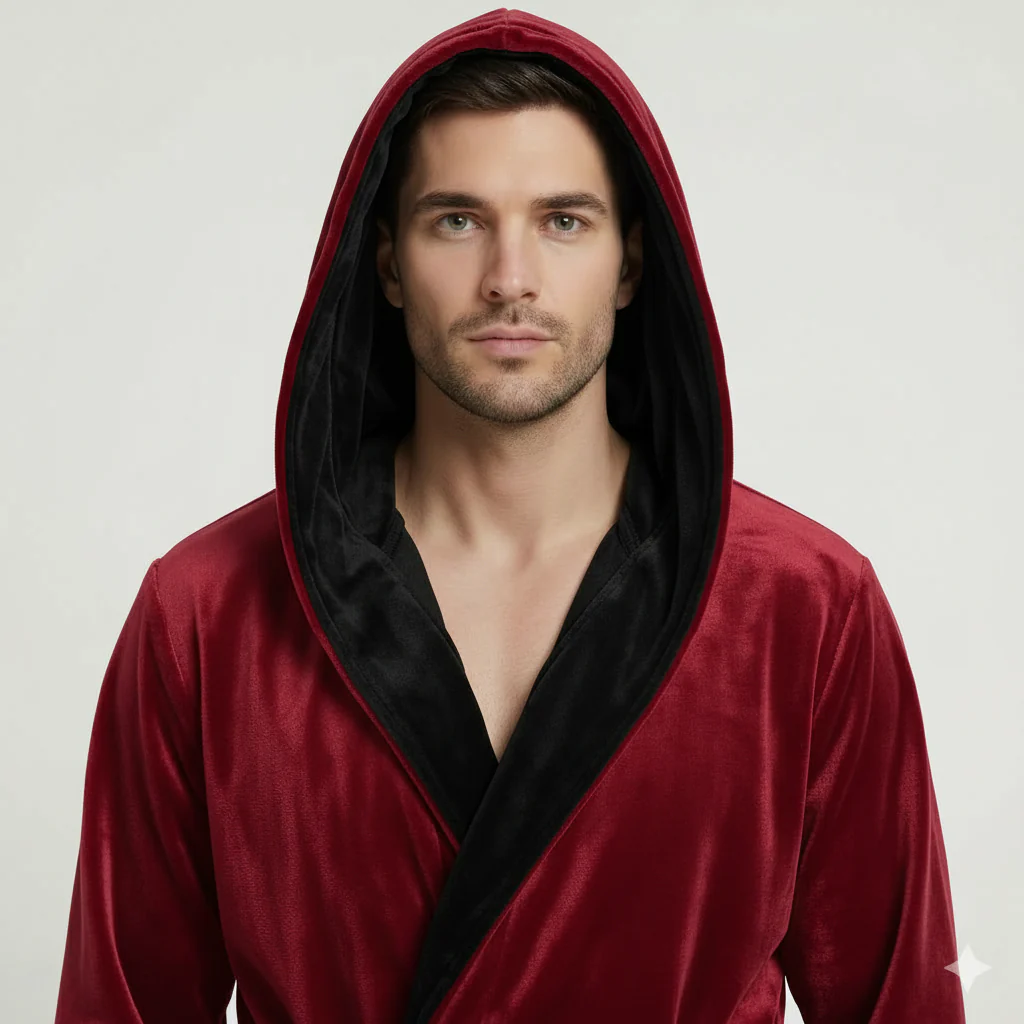 Men’s Robe with Hood – Ultra-Soft Plush Comfort for Everyday Use - Image 37