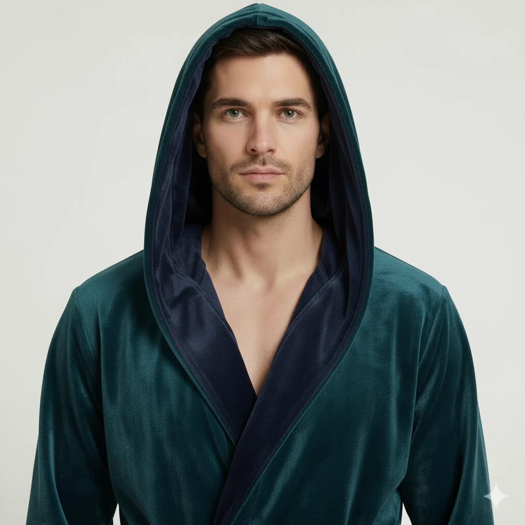 Men’s Robe with Hood – Ultra-Soft Plush Comfort for Everyday Use - Image 38