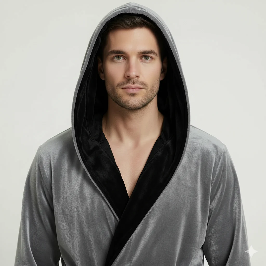 Men’s Robe with Hood – Ultra-Soft Plush Comfort for Everyday Use - Image 39