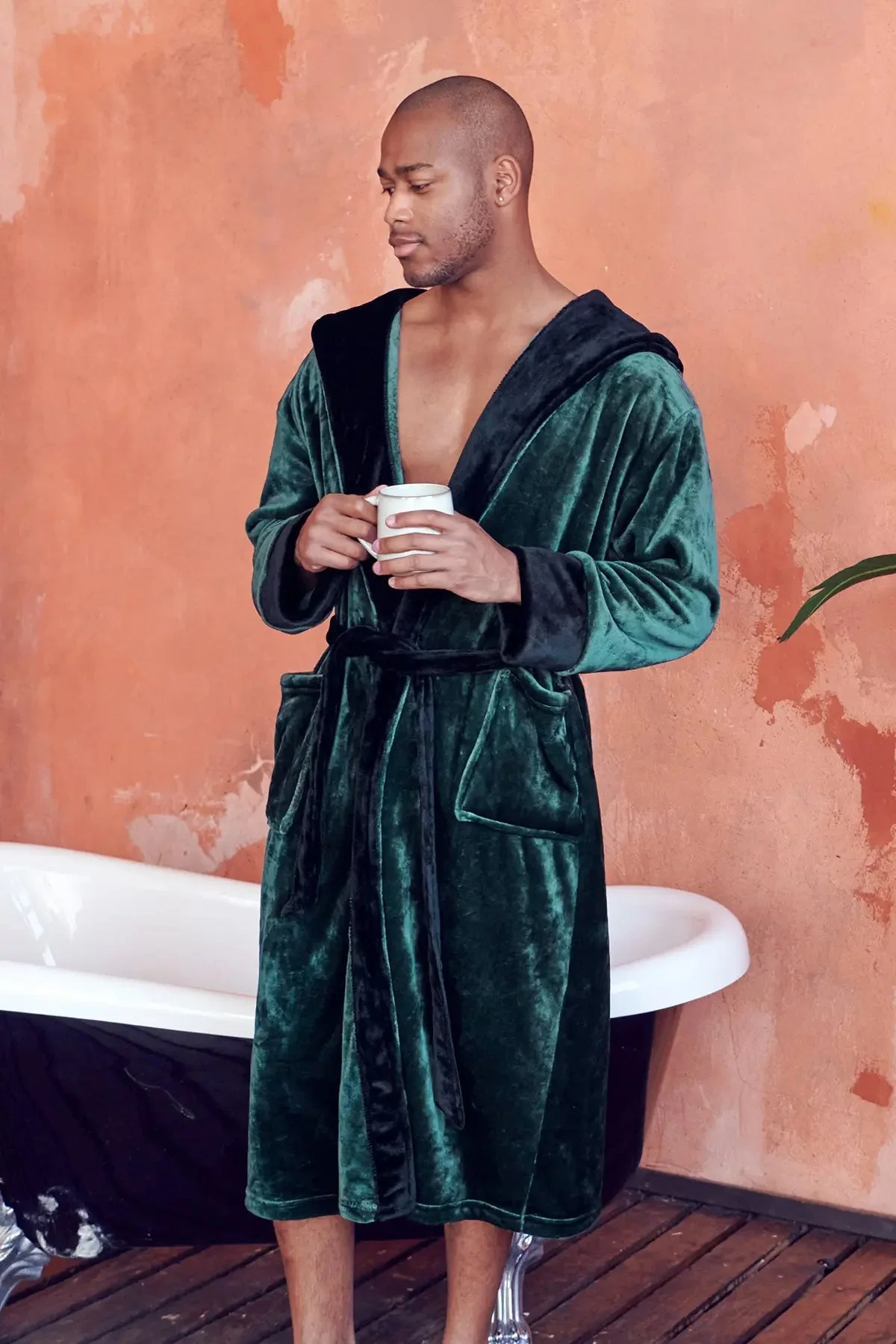 Men’s Robe with Hood – Ultra-Soft Plush Comfort for Everyday Use - Image 4