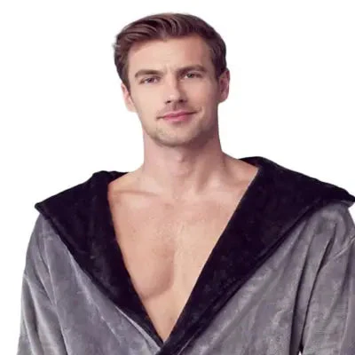 Men’s Robe with Hood – Ultra-Soft Plush Comfort for Everyday Use - Image 49