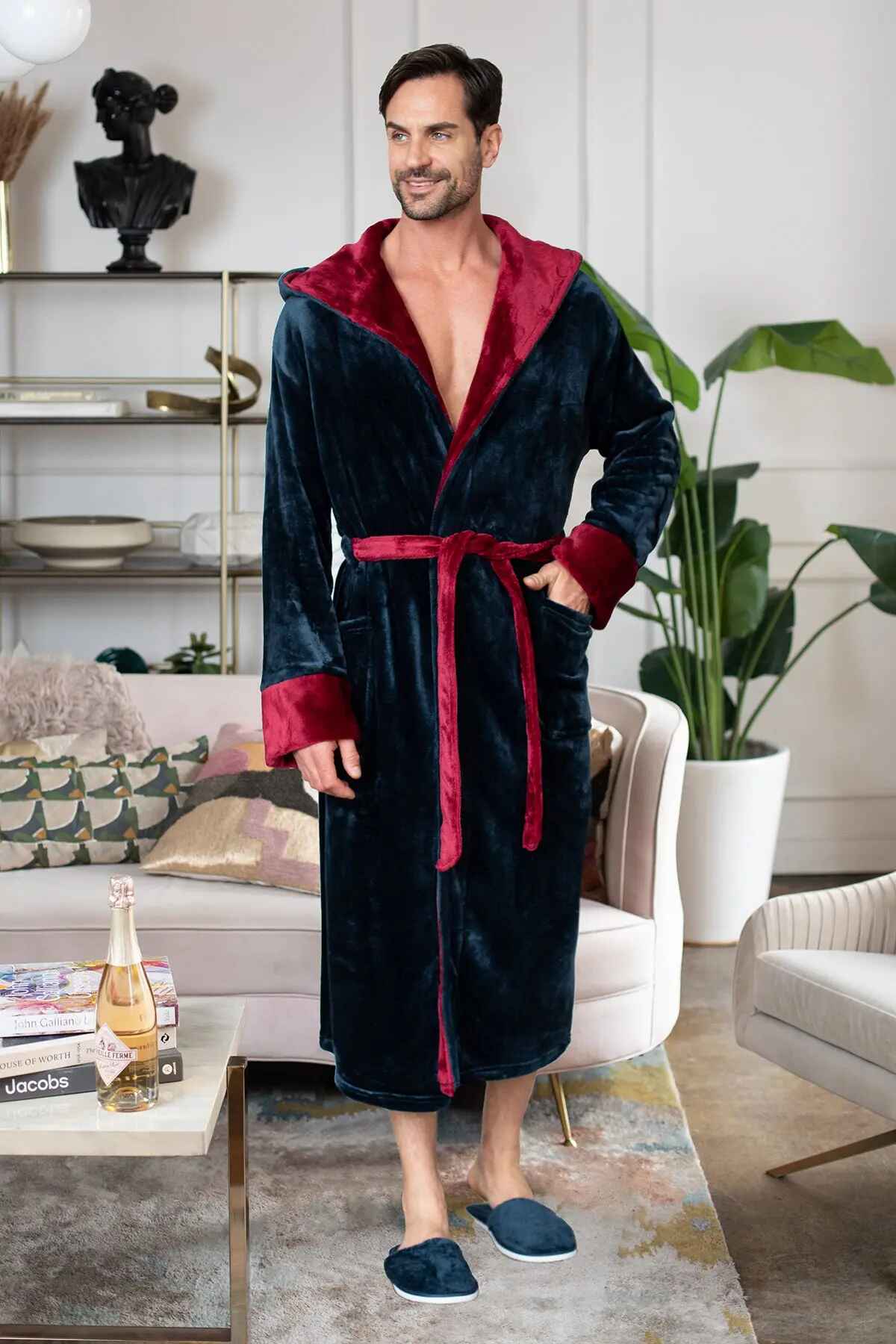 Men’s Robe with Hood – Ultra-Soft Plush Comfort for Everyday Use - Image 5