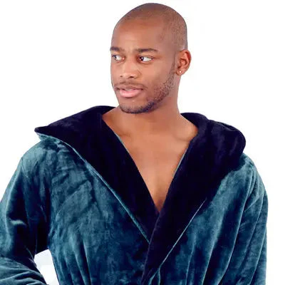 Men’s Robe with Hood – Ultra-Soft Plush Comfort for Everyday Use - Image 50