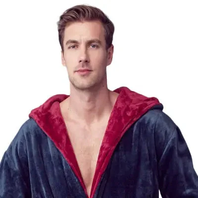Men’s Robe with Hood – Ultra-Soft Plush Comfort for Everyday Use - Image 56