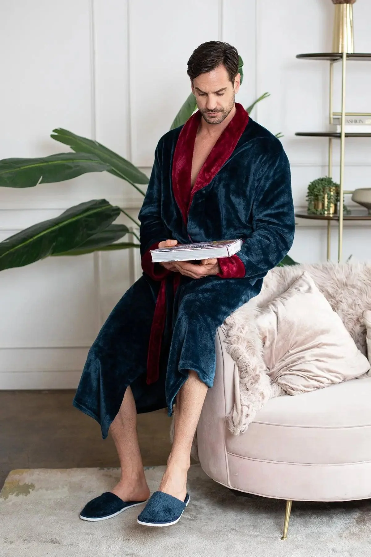 Cozy Mens Plush Robes – Built for Comfort, Designed to Last - Image 13