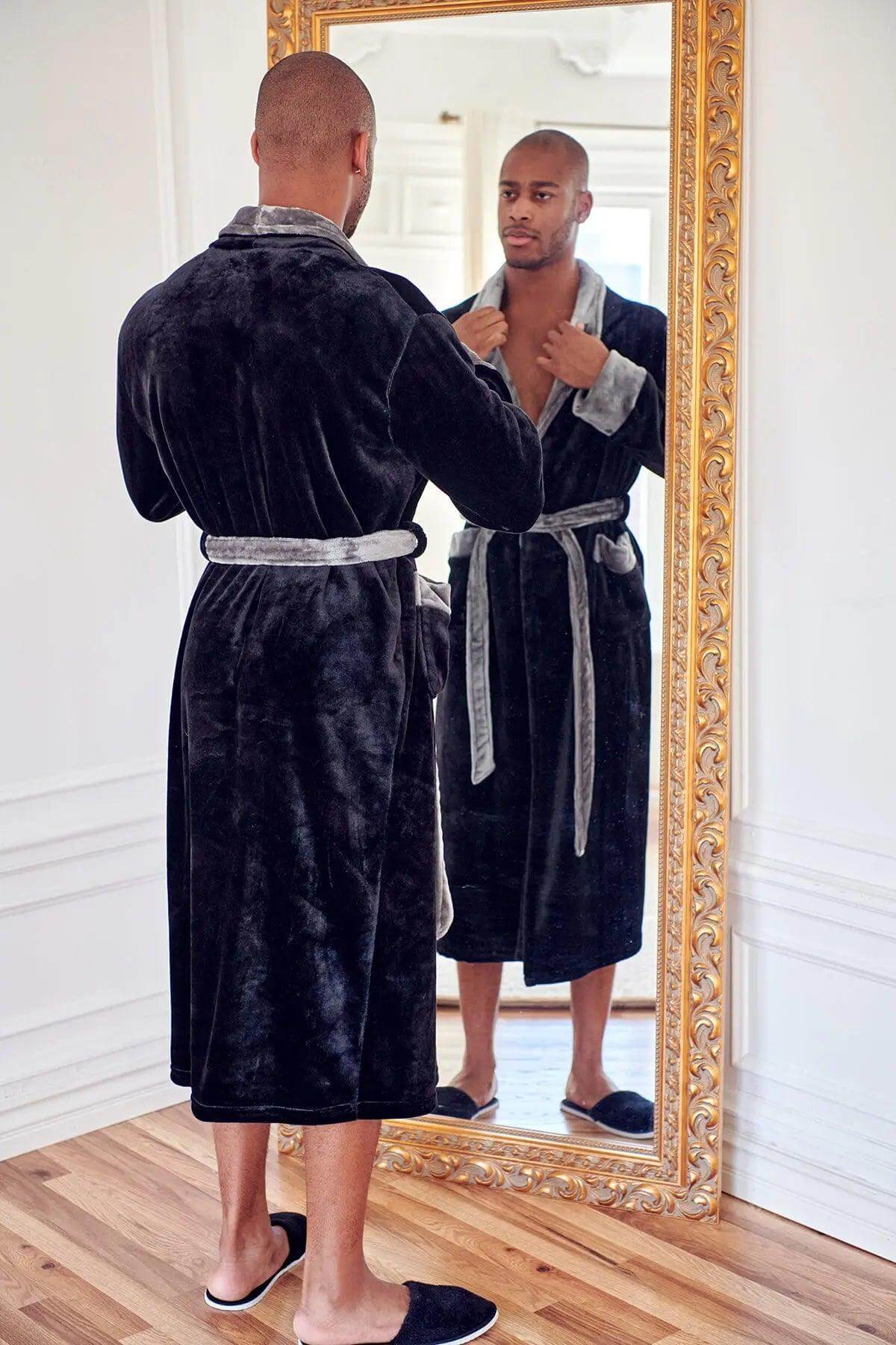 Cozy Mens Plush Robes – Built for Comfort, Designed to Last - Image 14