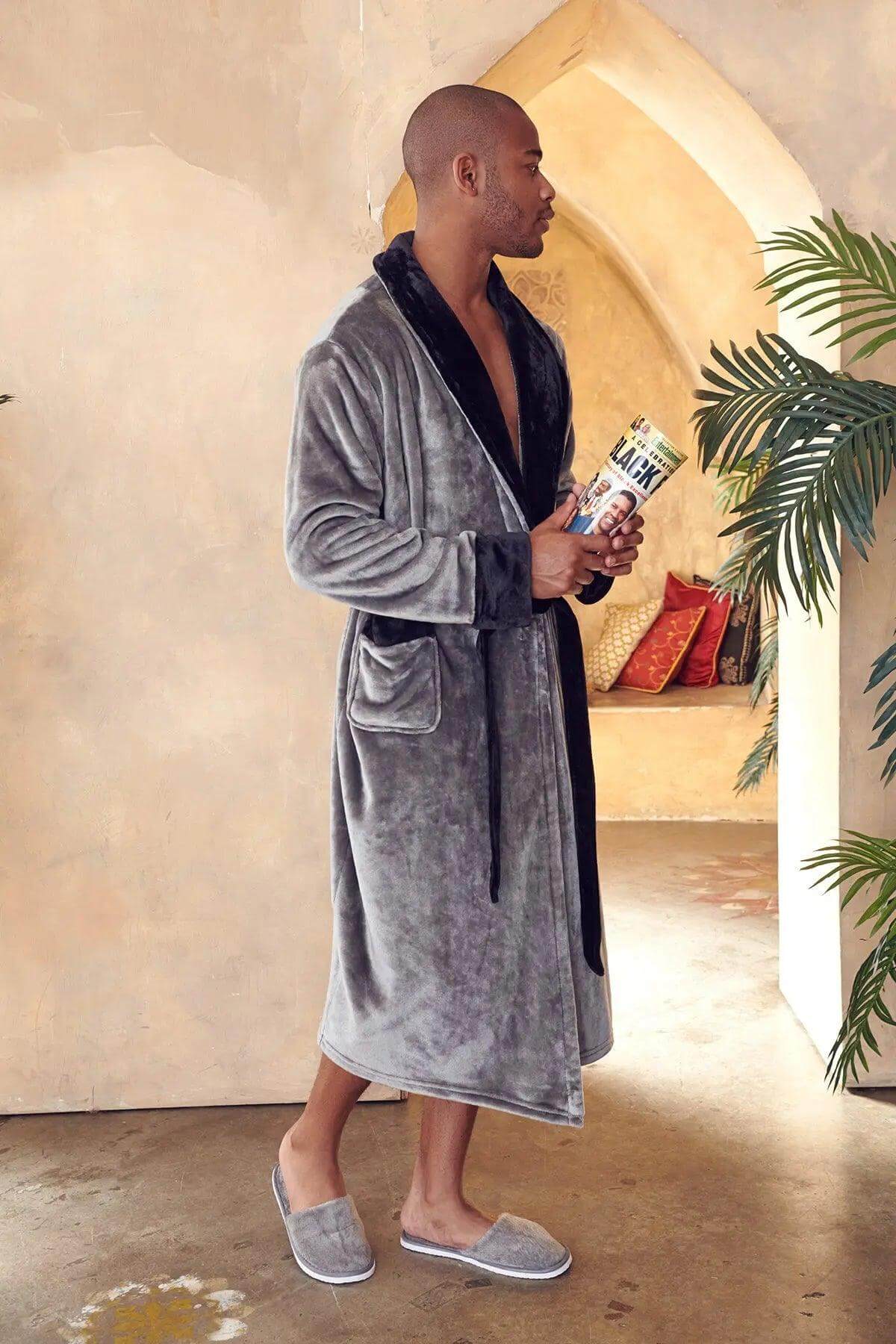 Cozy Mens Plush Robes – Built for Comfort, Designed to Last - Image 20