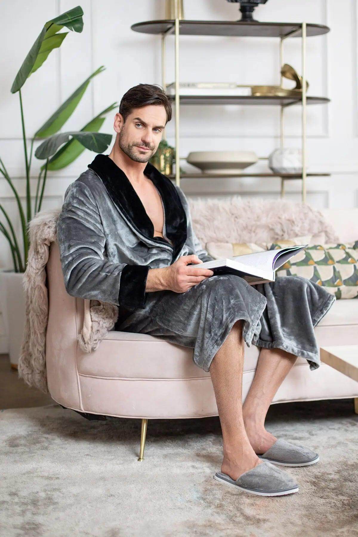 Cozy Mens Plush Robes – Built for Comfort, Designed to Last - Image 22