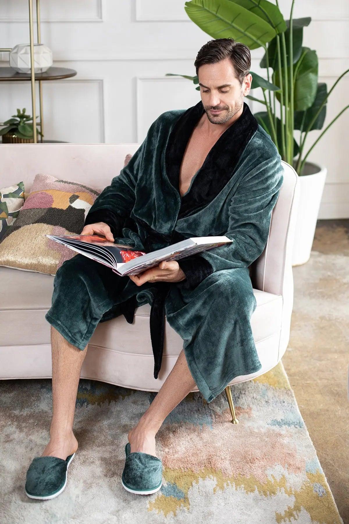 Cozy Mens Plush Robes – Built for Comfort, Designed to Last - Image 26
