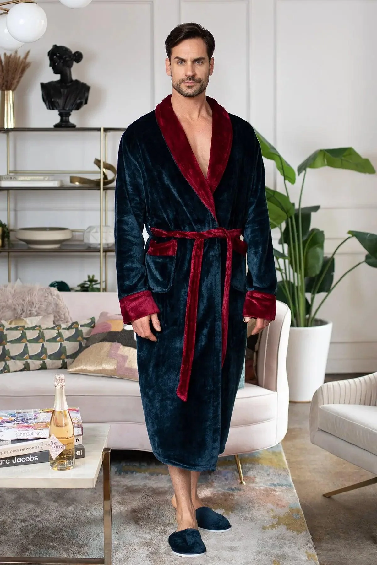 Cozy Mens Plush Robes – Built for Comfort, Designed to Last - Image 31