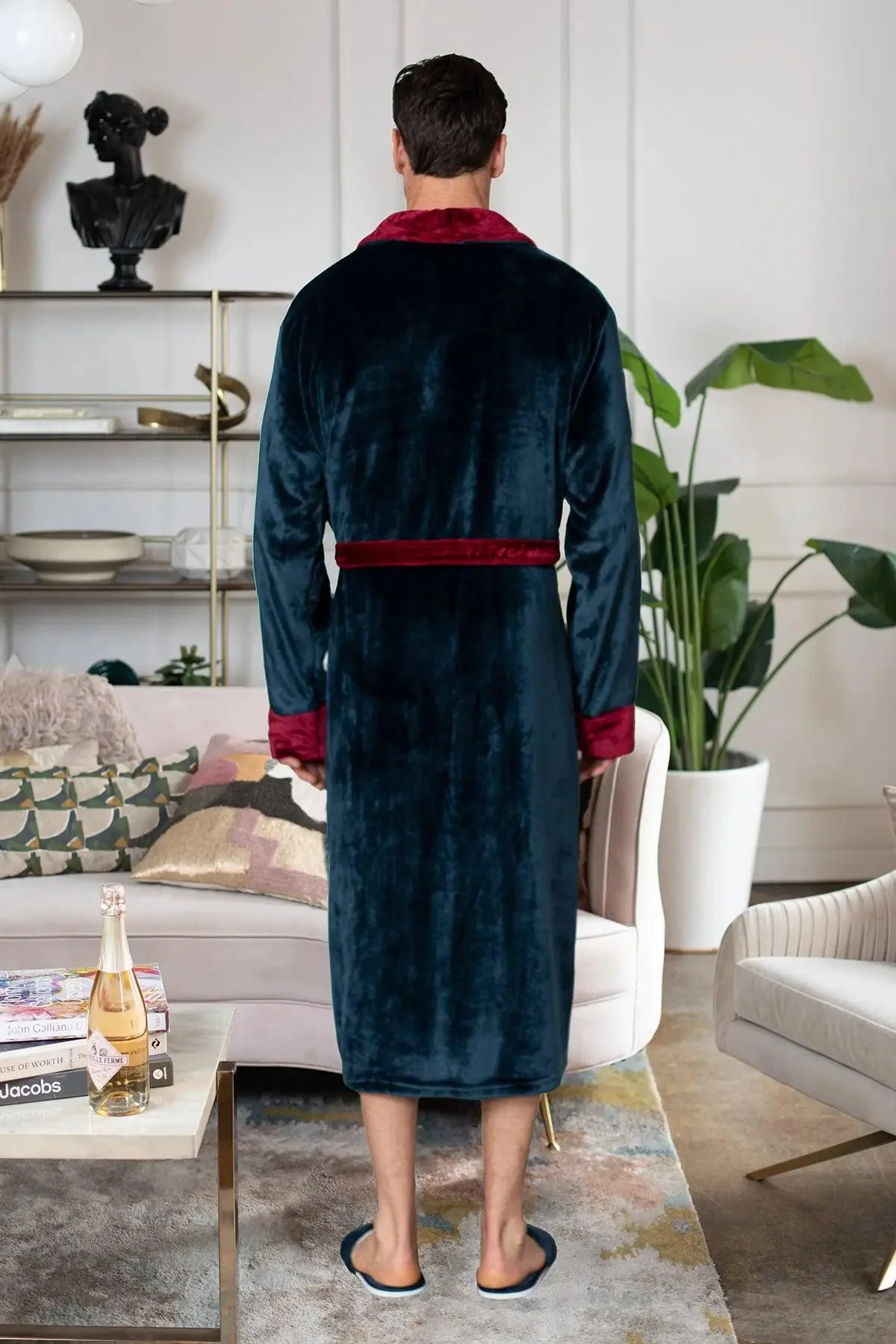 Cozy Mens Plush Robes – Built for Comfort, Designed to Last - Image 32