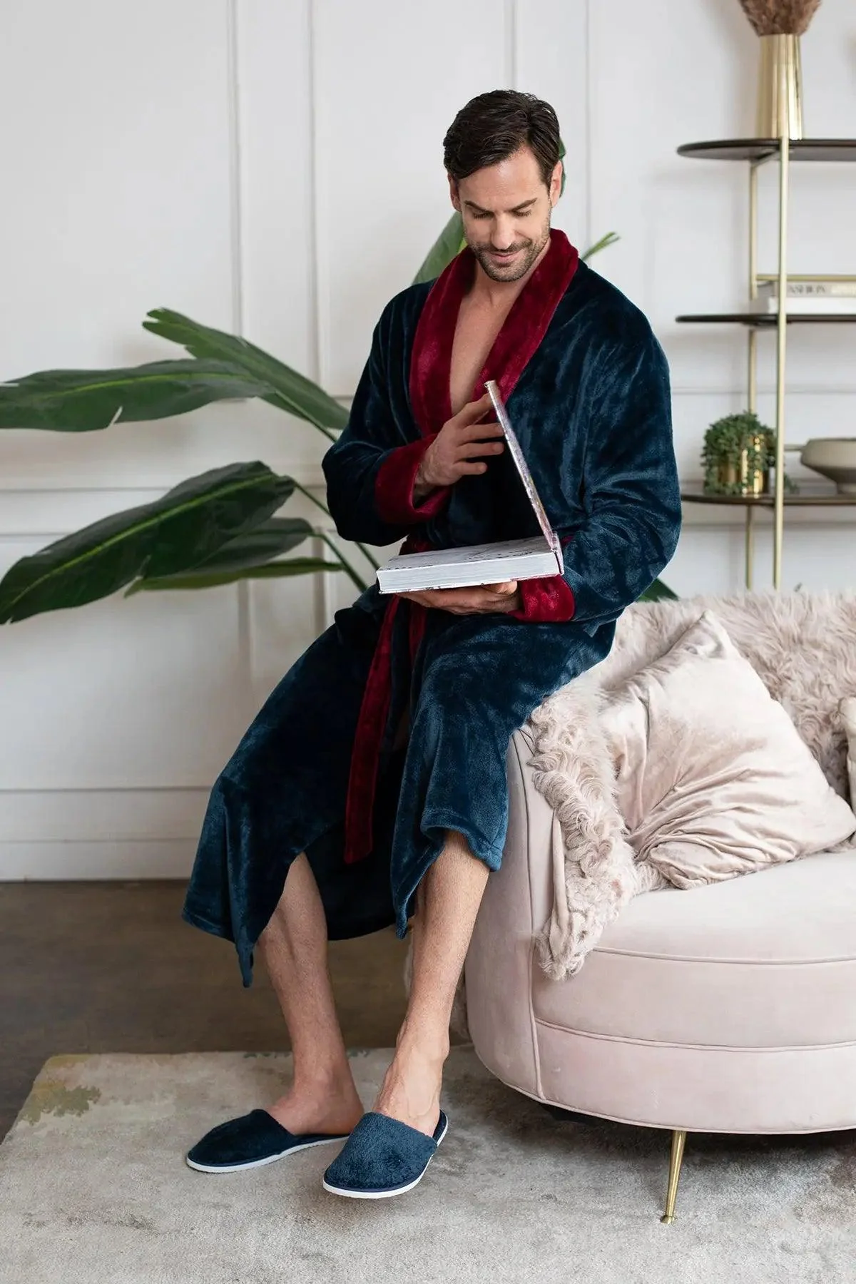 Cozy Mens Plush Robes – Built for Comfort, Designed to Last - Image 33