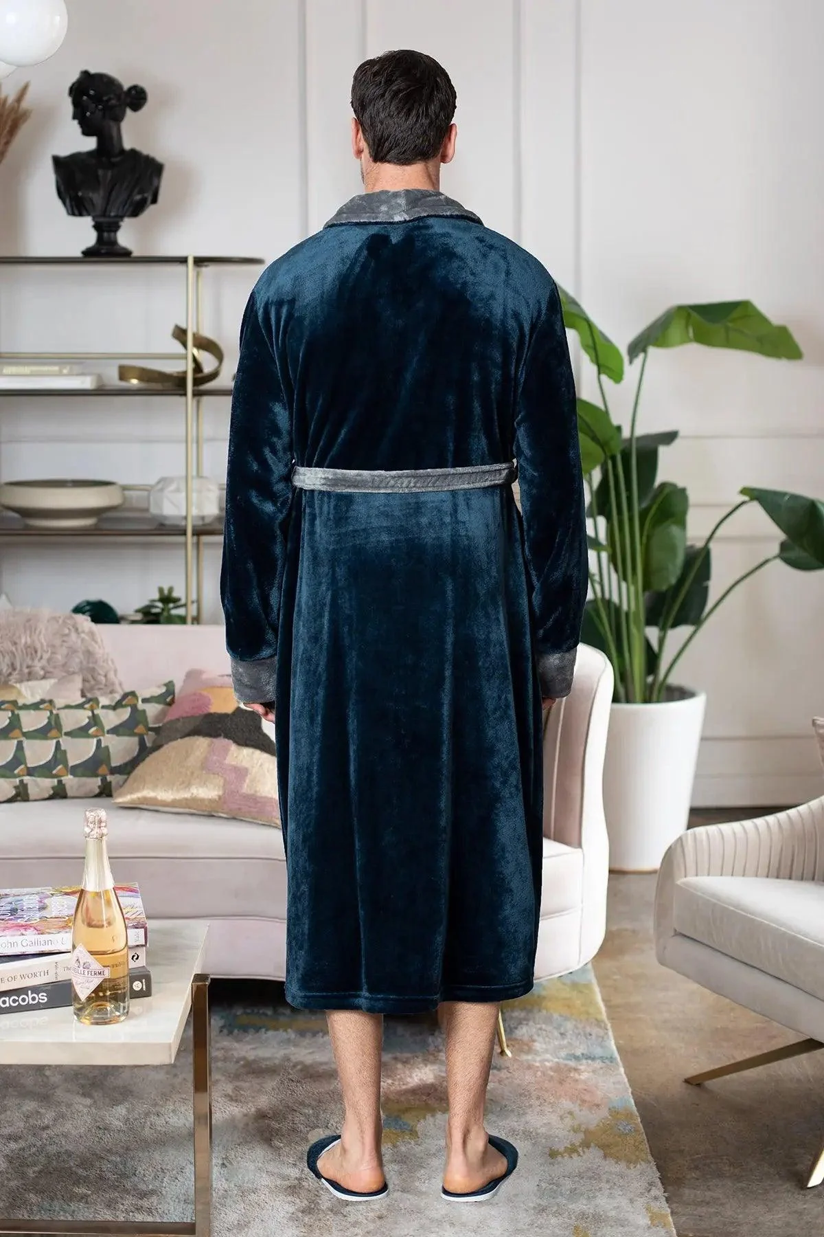 Cozy Mens Plush Robes – Built for Comfort, Designed to Last - Image 36