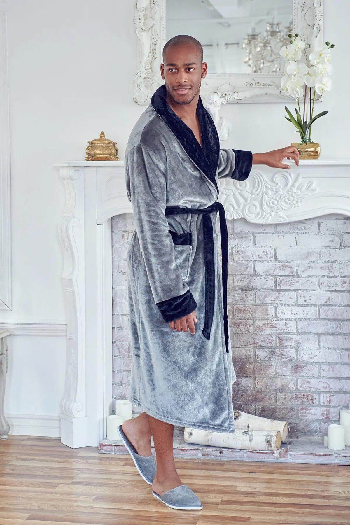Cozy Mens Plush Robes – Built for Comfort, Designed to Last - Image 4