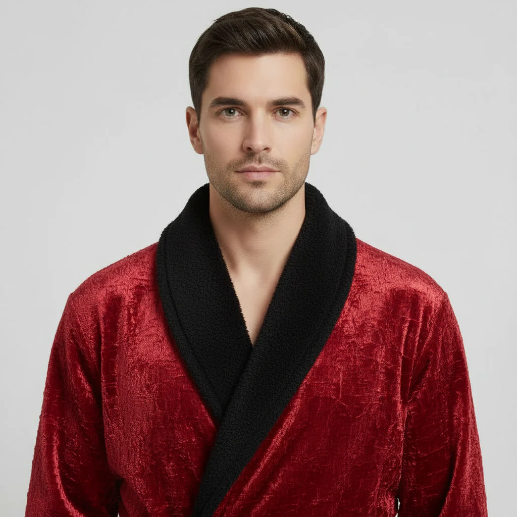Cozy Mens Plush Robes – Built for Comfort, Designed to Last - Image 43
