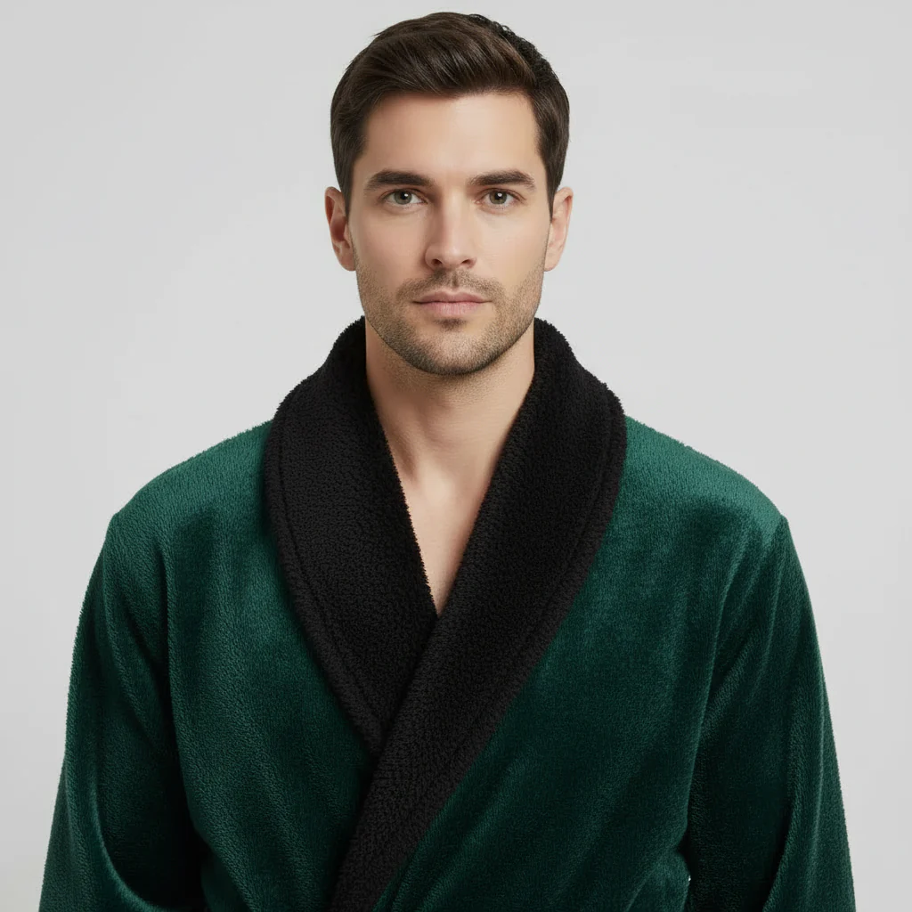 Cozy Mens Plush Robes – Built for Comfort, Designed to Last - Image 45