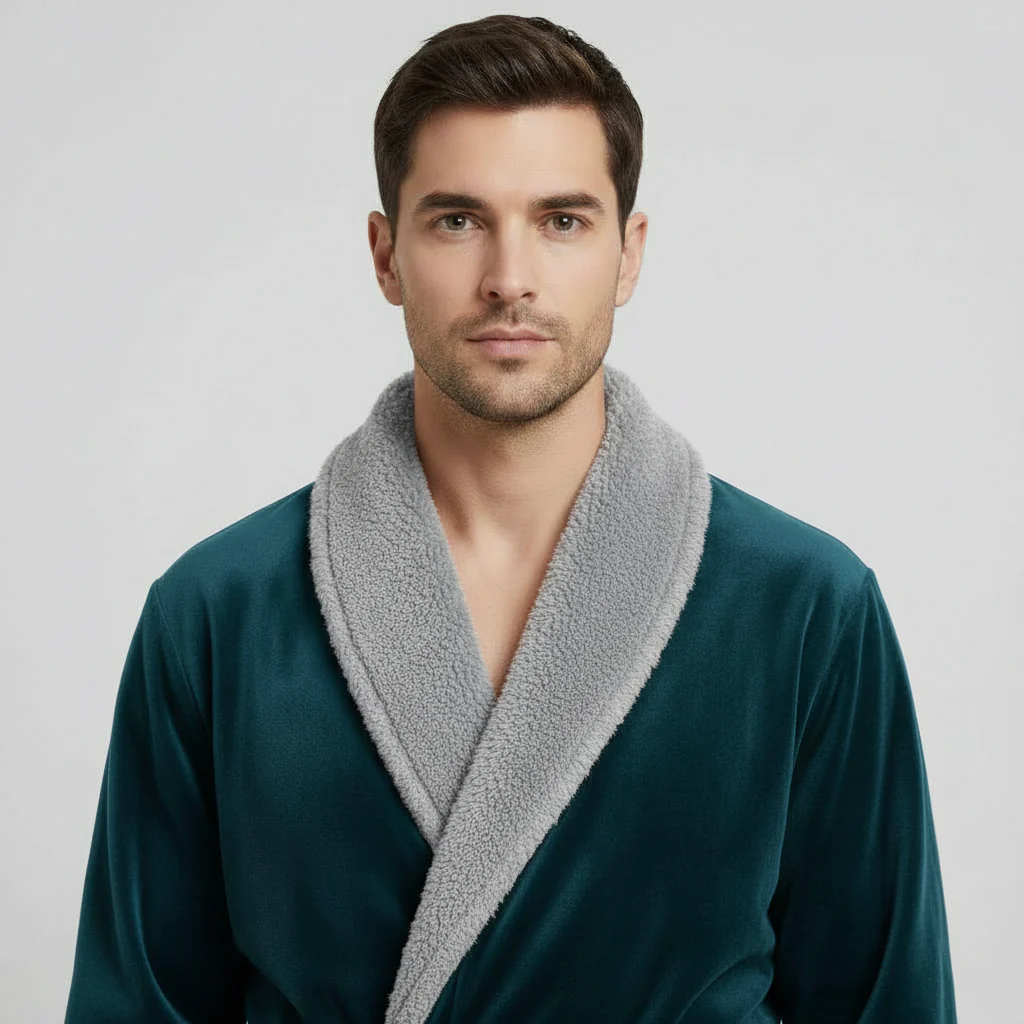 Cozy Mens Plush Robes – Built for Comfort, Designed to Last - Image 48