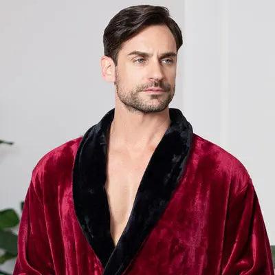 Cozy Mens Plush Robes – Built for Comfort, Designed to Last - Image 49