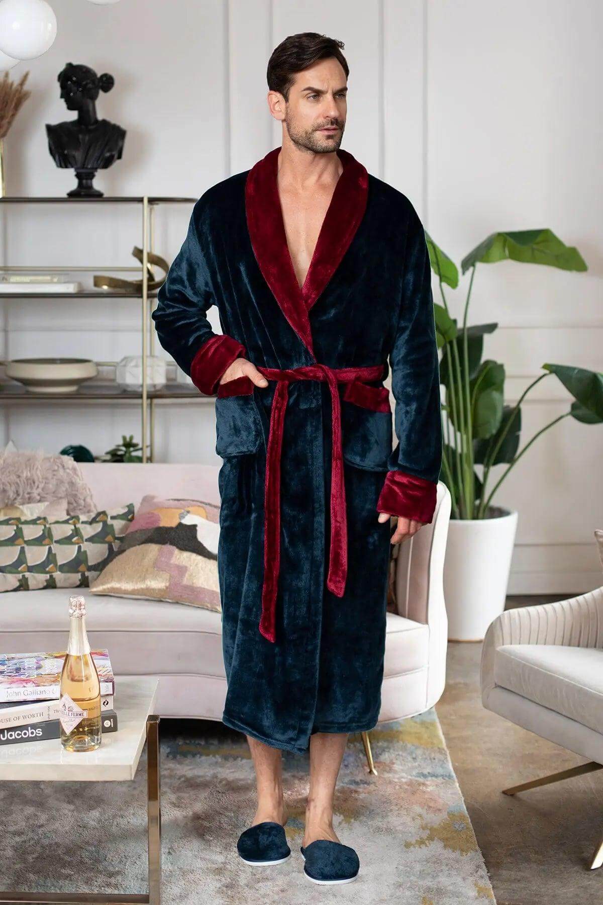Cozy Mens Plush Robes – Built for Comfort, Designed to Last - Image 6