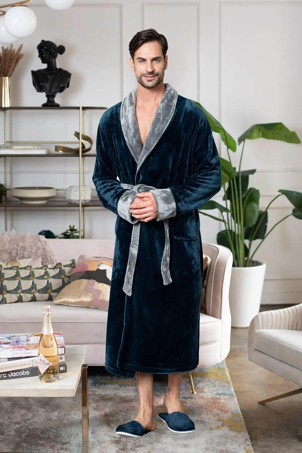 Cozy Mens Plush Robes – Built for Comfort, Designed to Last - Image 7
