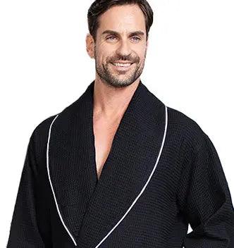 Premium Waffle Piping Robe for Men - Image 23