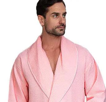 Premium Waffle Piping Robe for Men - Image 26