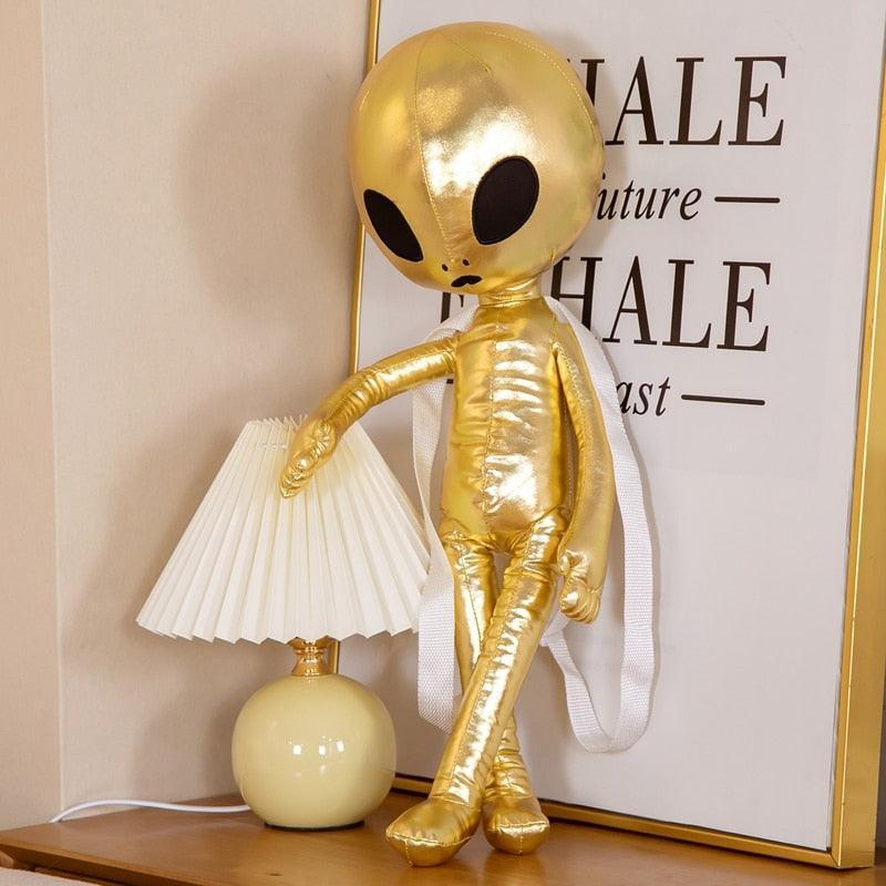 Metallic Alien Plush Toys & Backpacks - Image 4