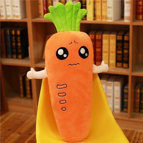 17.5"  Funny Stuffed Carrot Plush Toy - Image 3