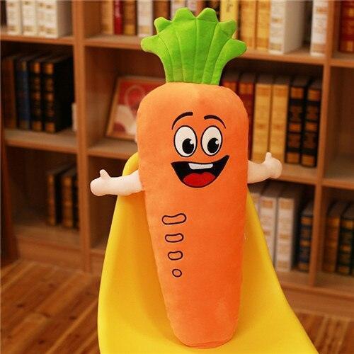 17.5"  Funny Stuffed Carrot Plush Toy - Image 5
