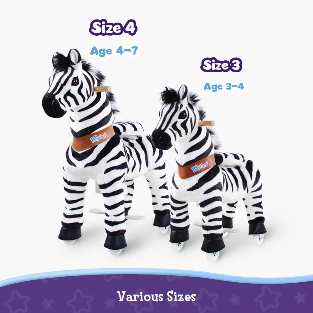 Model U® Zebra Ride-On Toy Age 3–4 - Image 6