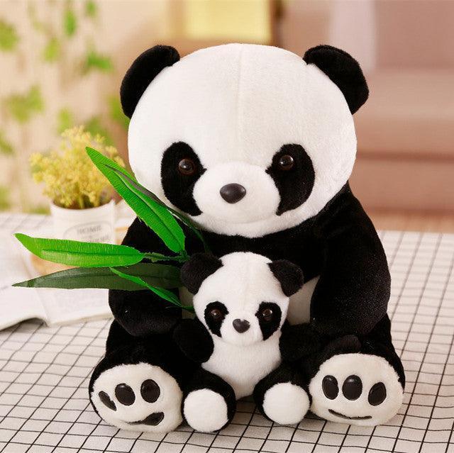 Mother And Son Panda Plush Toys - Image 4