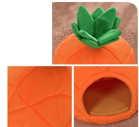Orange Pineapple Cat Bed - Image 3