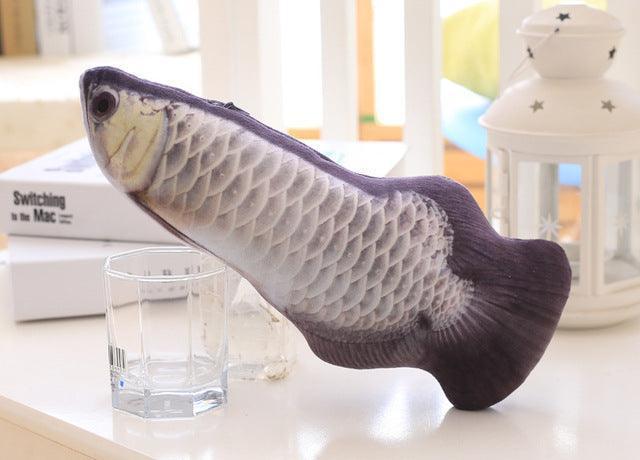 Pet Soft Plush 3D Fish Shape Cat Toy Interactive Gifts - Image 9