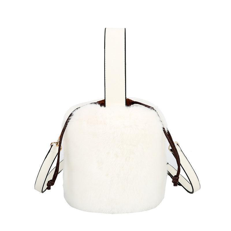 Plush Bucket Women's Strap Plush Bag - Image 7