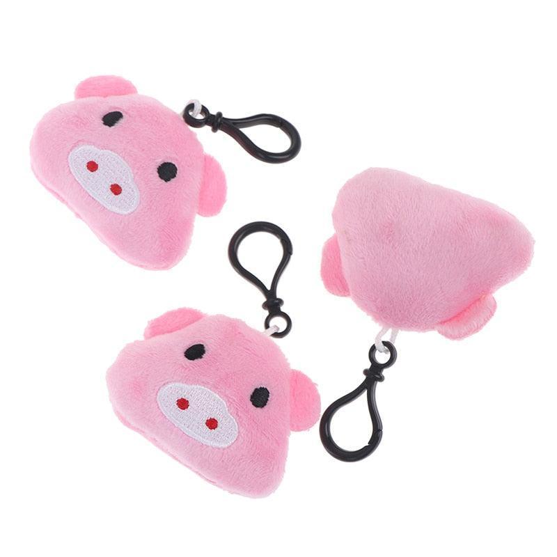 Plush Stuffed Mini Piggy Keychain - Image 4