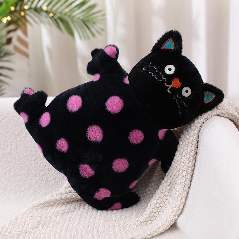 Polka Dot Kitty Cat Plush Toy - Image 7