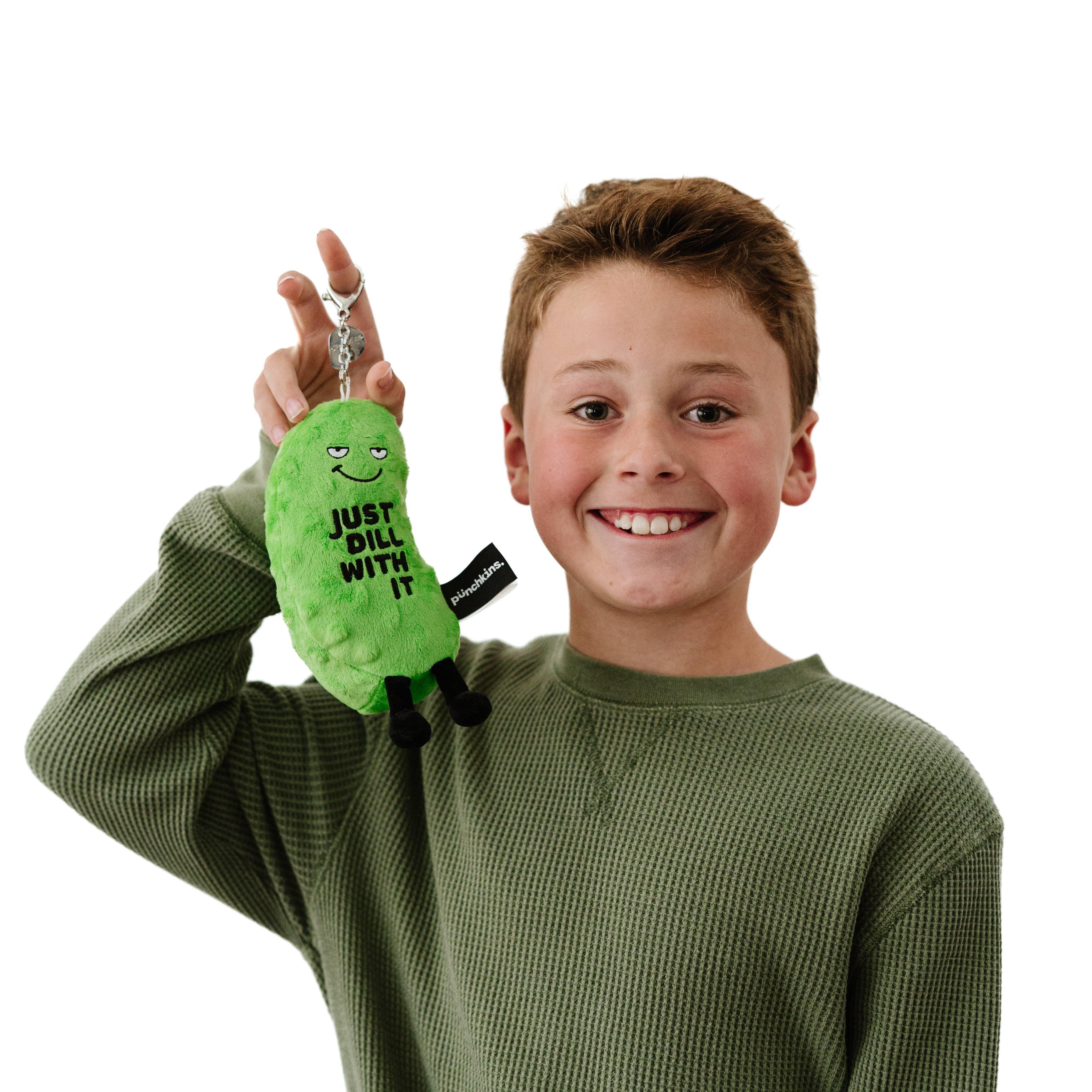 Punchkins Dill Pickle Bag Charm Plushie - Image 4