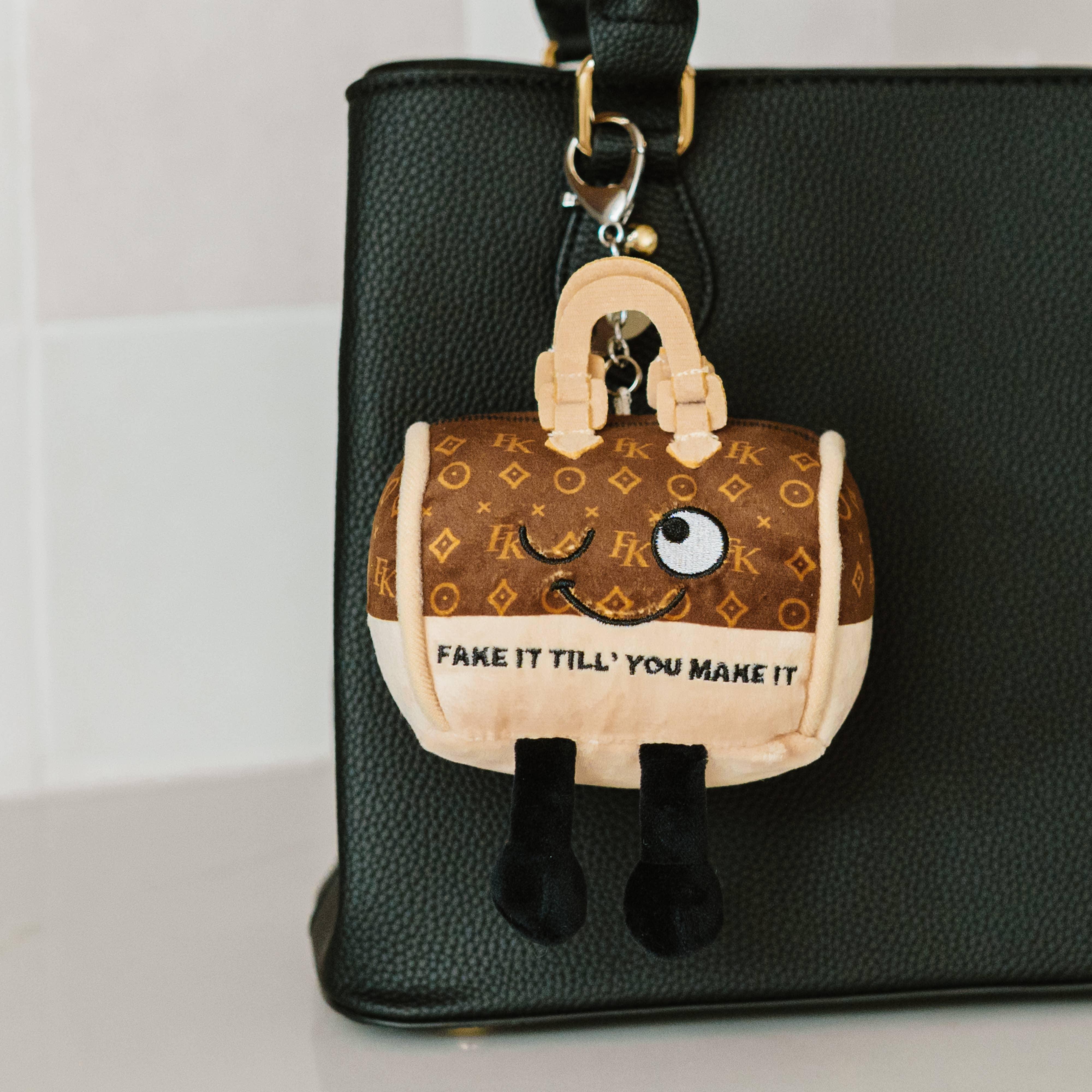 Punchkins Handbag "Fake it" Plush Bag Charm - Image 3