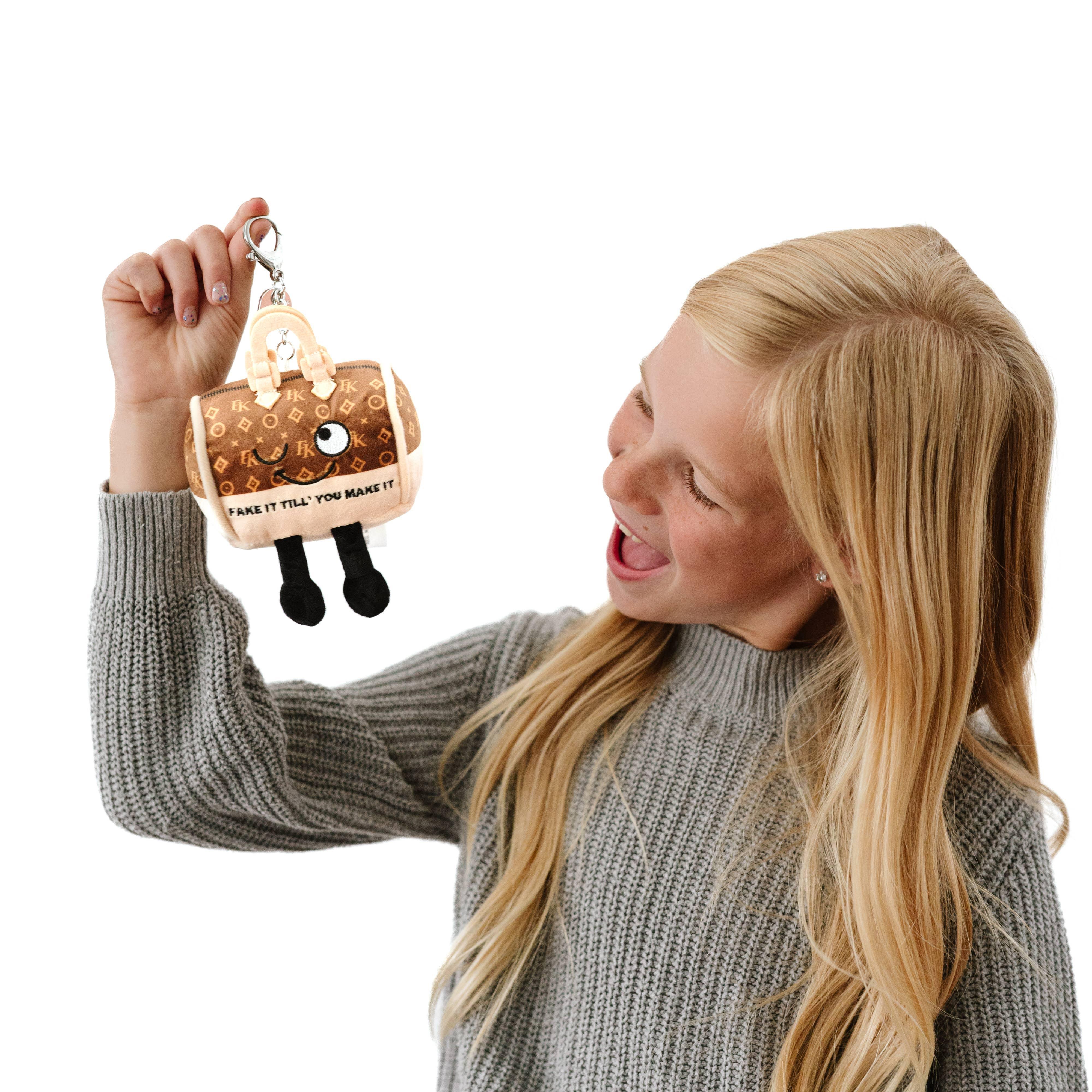 Punchkins Handbag "Fake it" Plush Bag Charm - Image 4