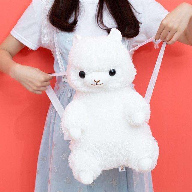 Rainbow Alpaca Plush Bag - Image 2