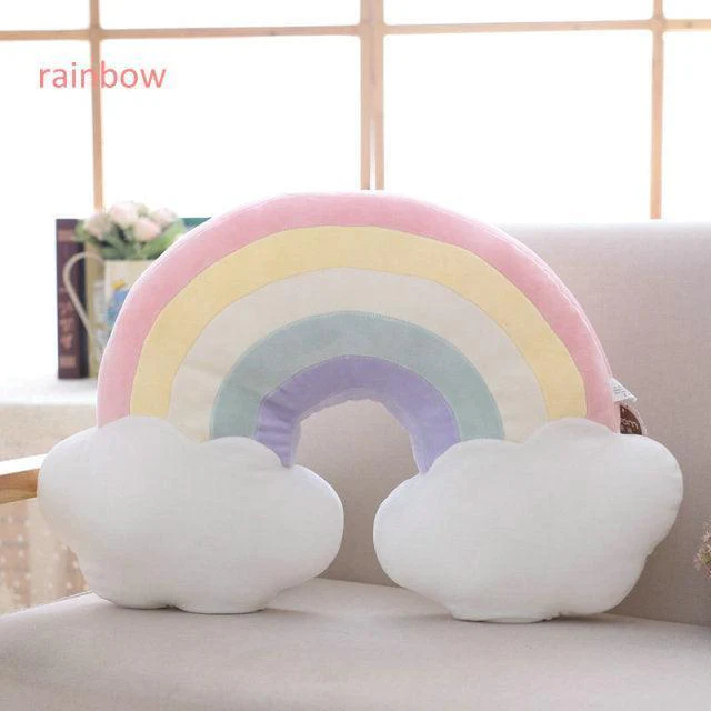 Rainbow Cloud, Moon and Stars Pillows - Image 11