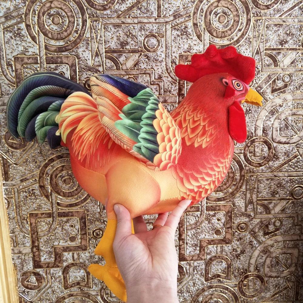 Rainbow Rooster Plushie - Image 3