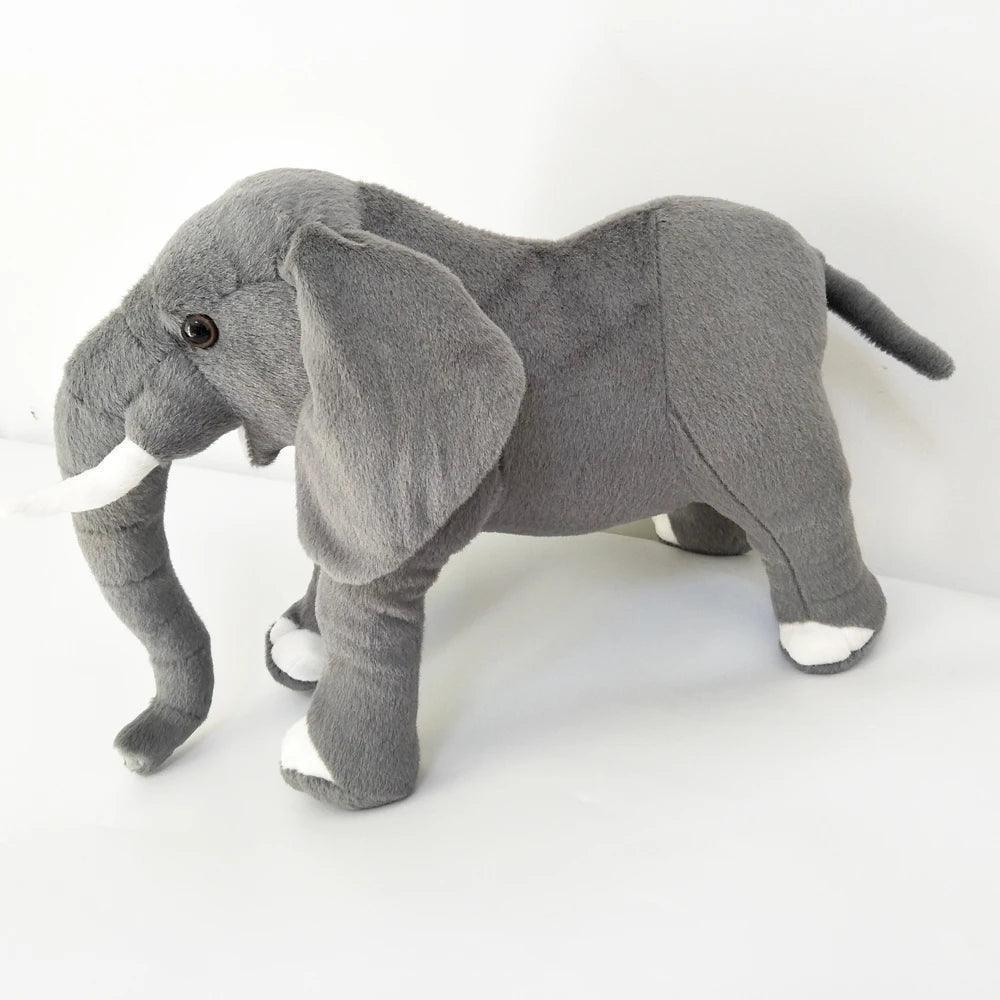 Realistic African Elephant Plush Toy - Image 4