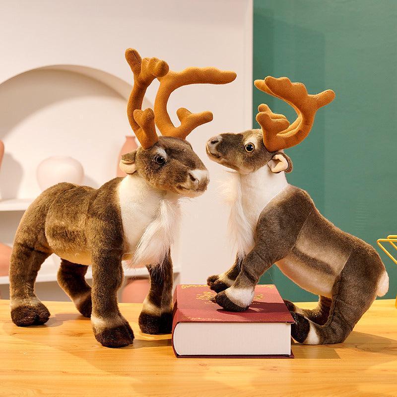 Realistic Christmas Reindeer Plush Toy - Image 8
