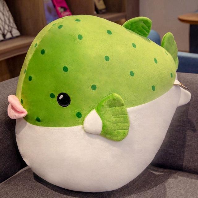 Realistic Funny Puffer Fish Plush Toys - Image 3