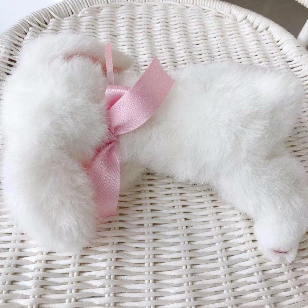 Realistic Plush Toy Bunny Rabbit - Image 4