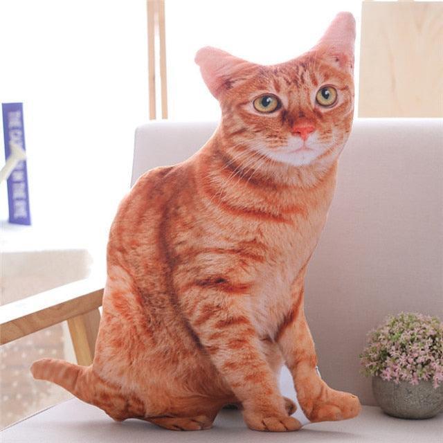 Realistic Simulation Cat Plush Pillows - Image 2